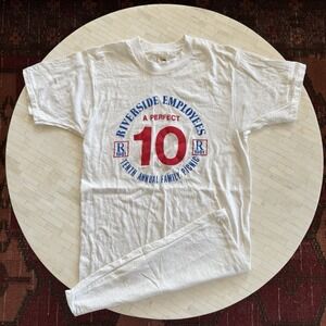 Vintage A Perfect 10 TShirt Mens M 1981 Family Picnic Single‎ Stitch USA 80s